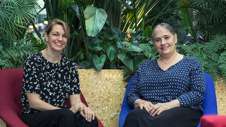 Dr. Maya Schneebeli (links), Dr. Bettina Jenny